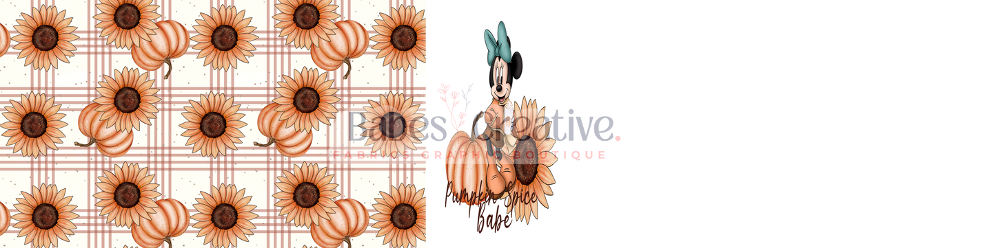 Pumpkin spice, babe Bow Strip