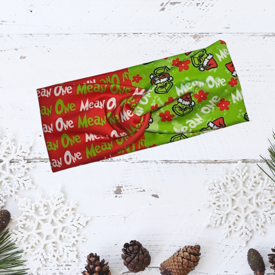 Floral Mean one Twist headband