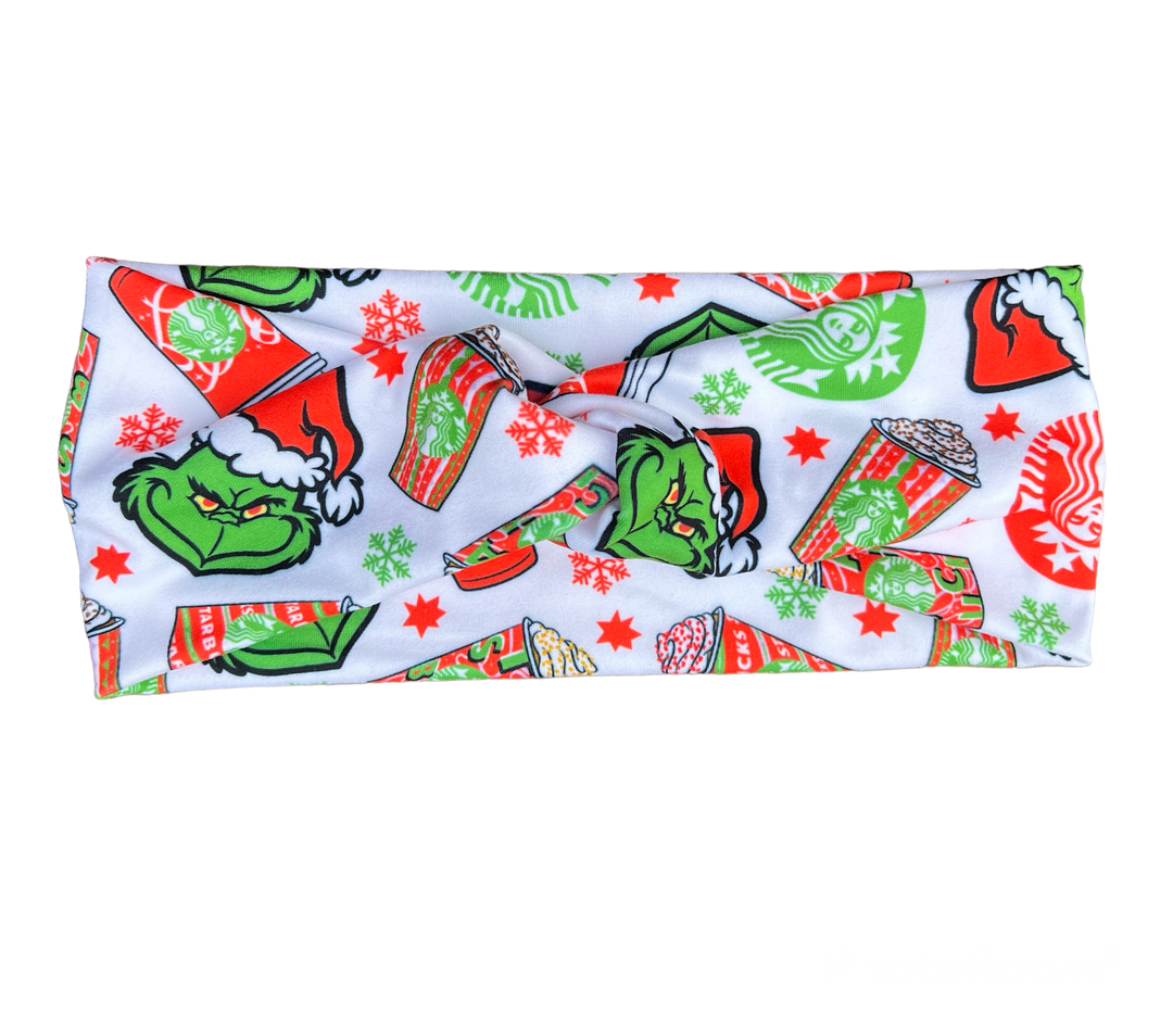 Christmas theme twist headband