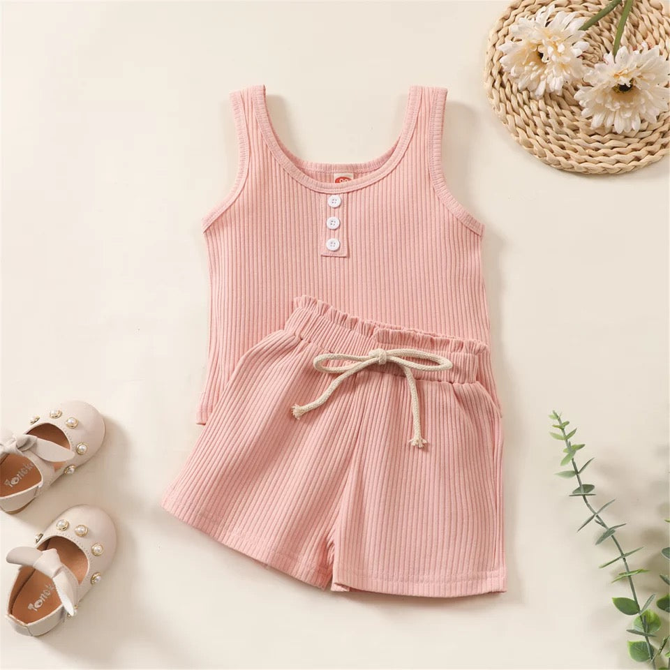 Pink Tank top Outfit