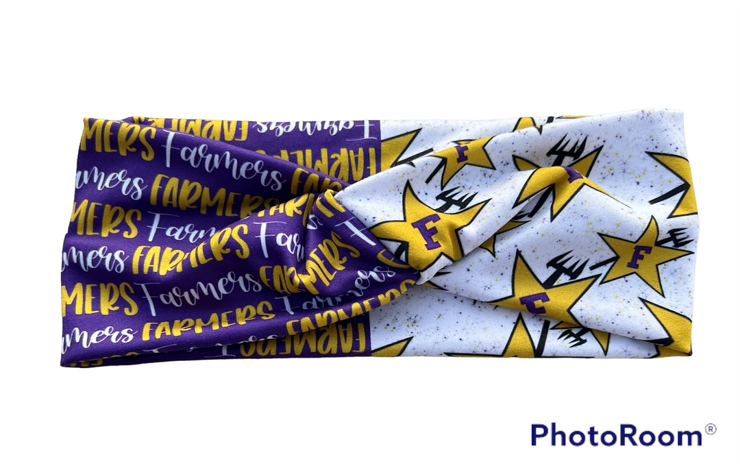Farmers twist headband