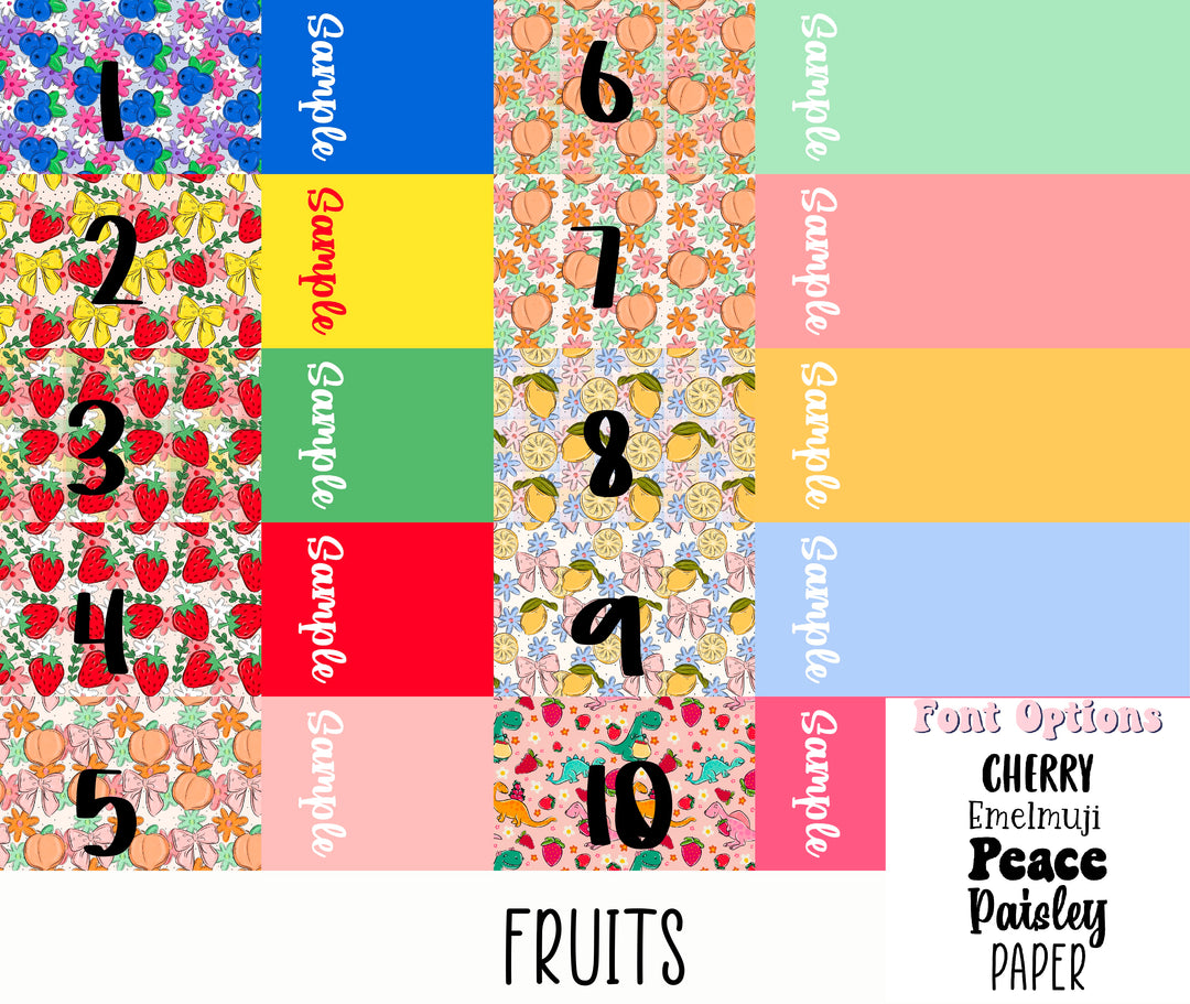 2 Tone Fruit Collection