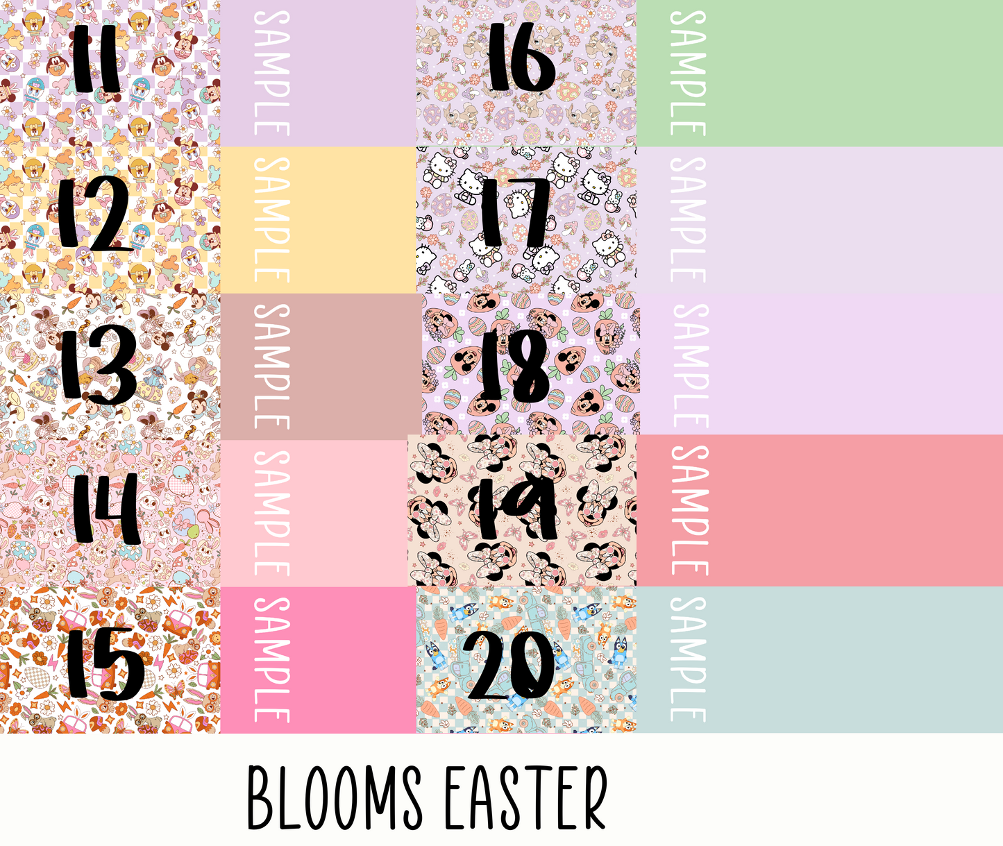 2 Tone Blooms Easter