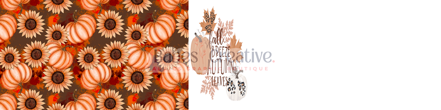 Fall breeze autumn leaves  Bow Strip