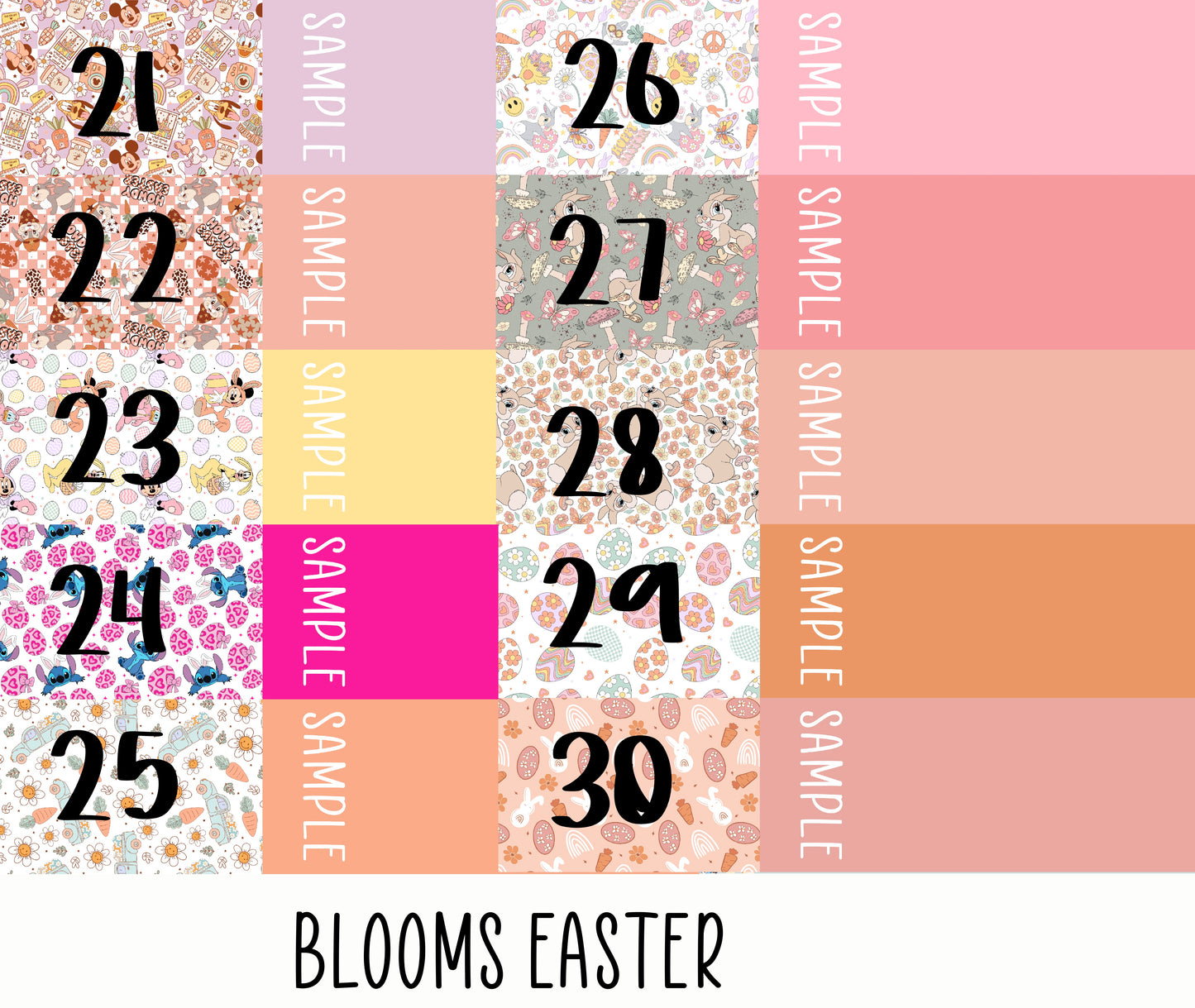 2 Tone Blooms Easter