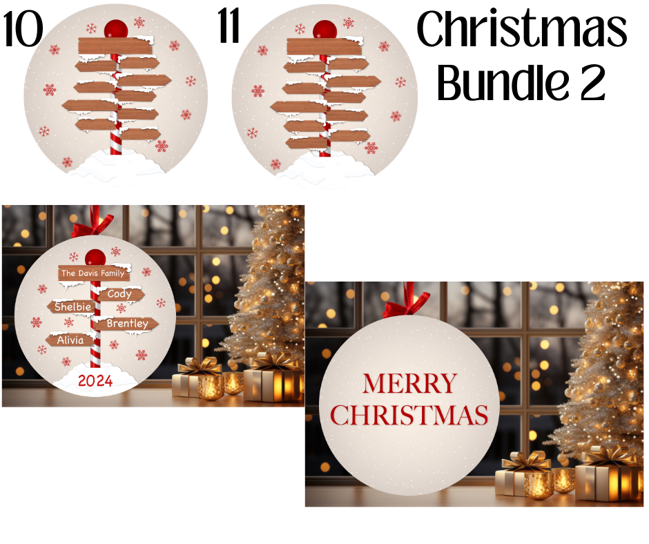 2 Snow Pole Design Bundle PREORDER