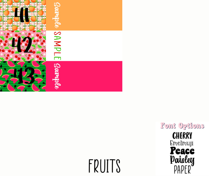 2 Tone Fruit Collection