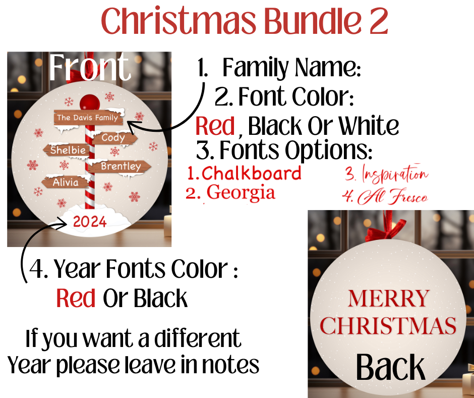 2 Snow Pole Design Bundle PREORDER