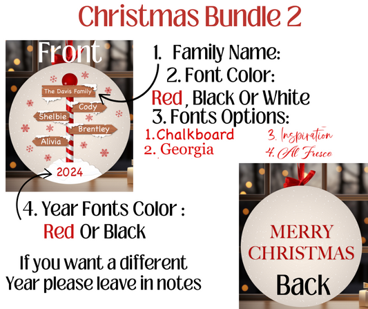 2 Snow Pole Design Bundle PREORDER