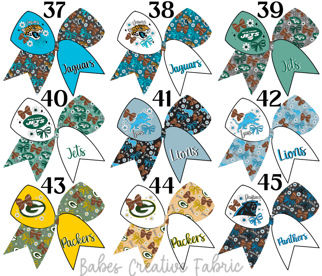 Sailor Floral Bow Football Team Bundle