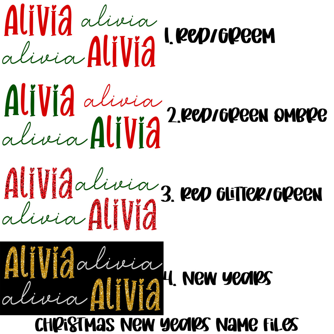 Christmas/New Years Inspired