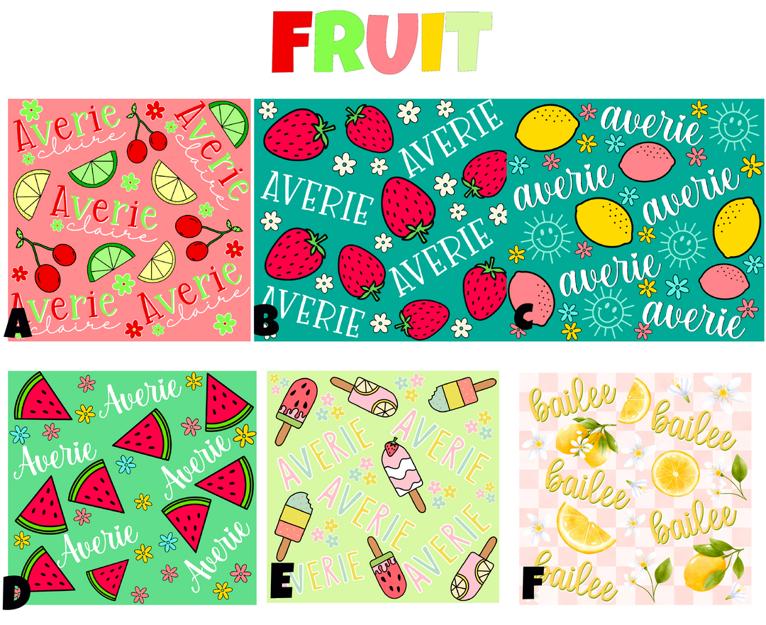 Fruit Name Files (FRUNF01)