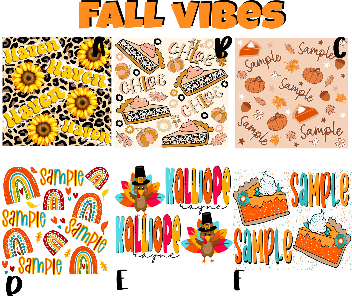 Fall Vibes Name Files