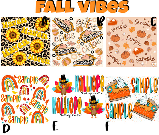 Fall Vibes Name Files