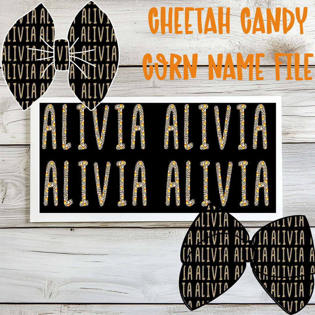 Cheetah Candy Name File (HALLW04)