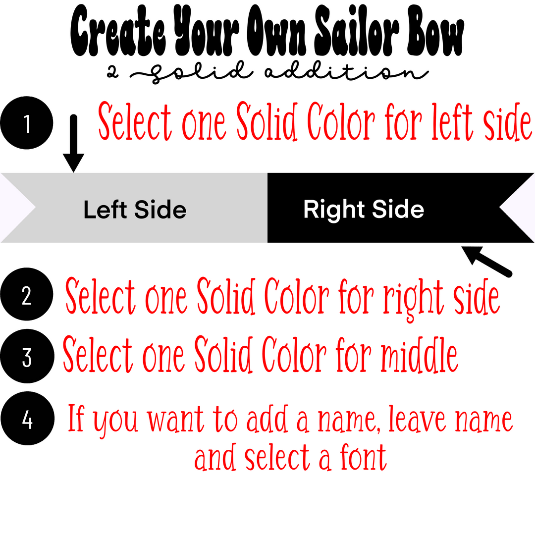 Design Your own sailor 2 solid