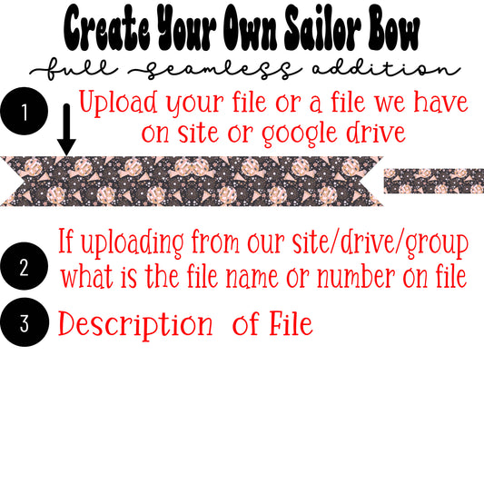 Create Your own sailor full seamless