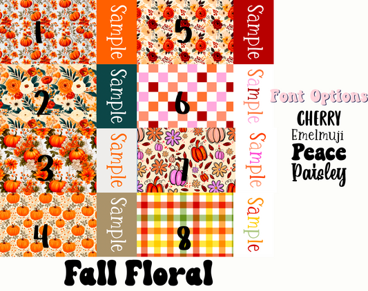 2 Tone Fall Floral