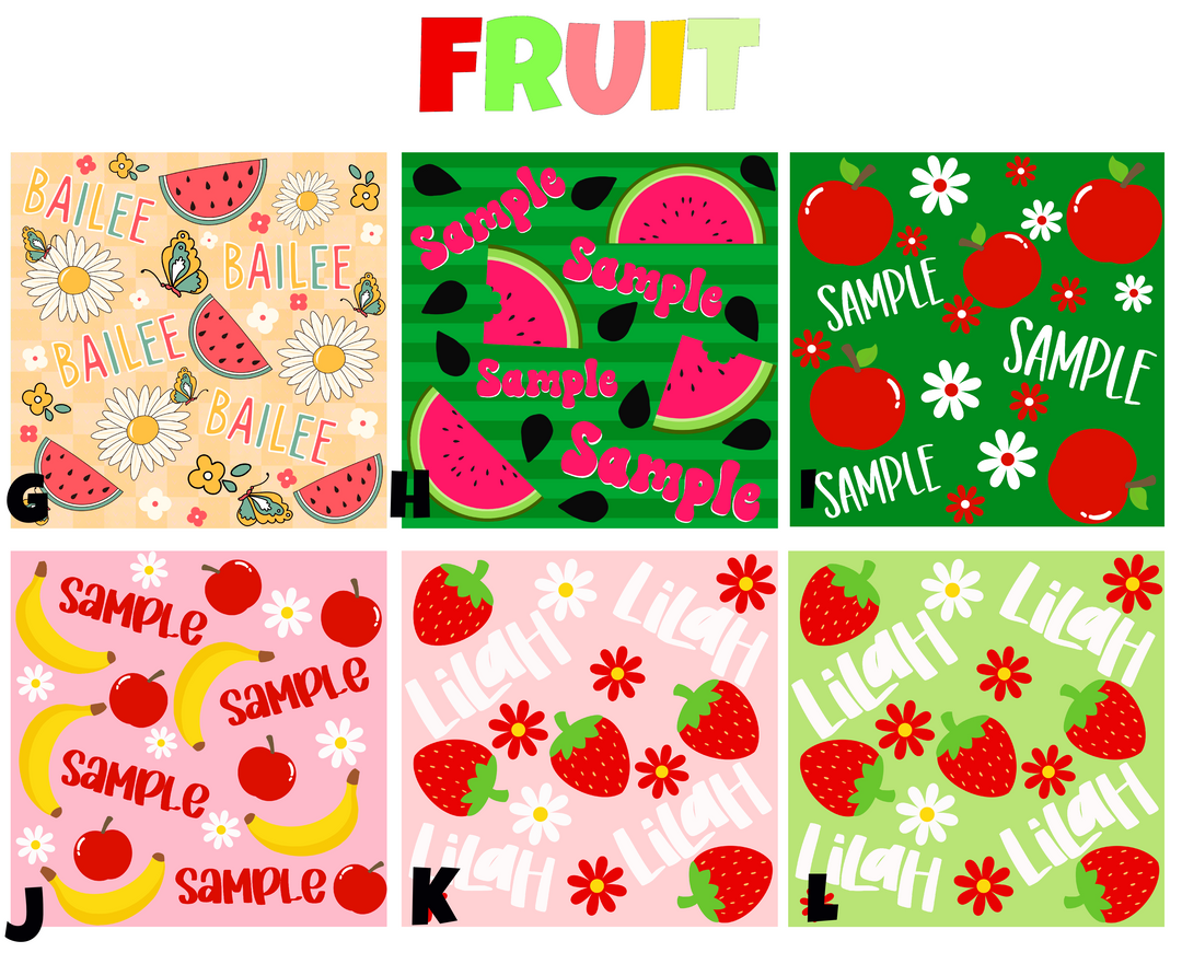 Fruit Name Files (FRUNF01)