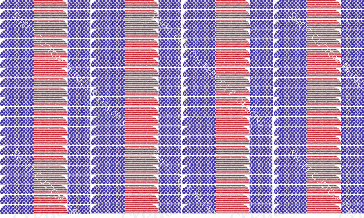 Glitter Flag Small Sailor Panel