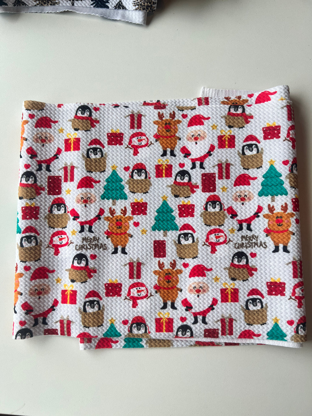 Bullet 8"x60" Merry Christmas Santa Reindeer