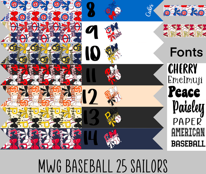 MWG Baseball Set 2 Sailors