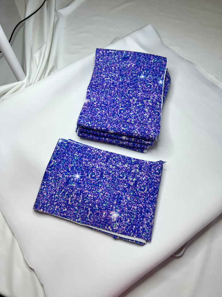 Blue Purple Sparkle Glitter Bullet