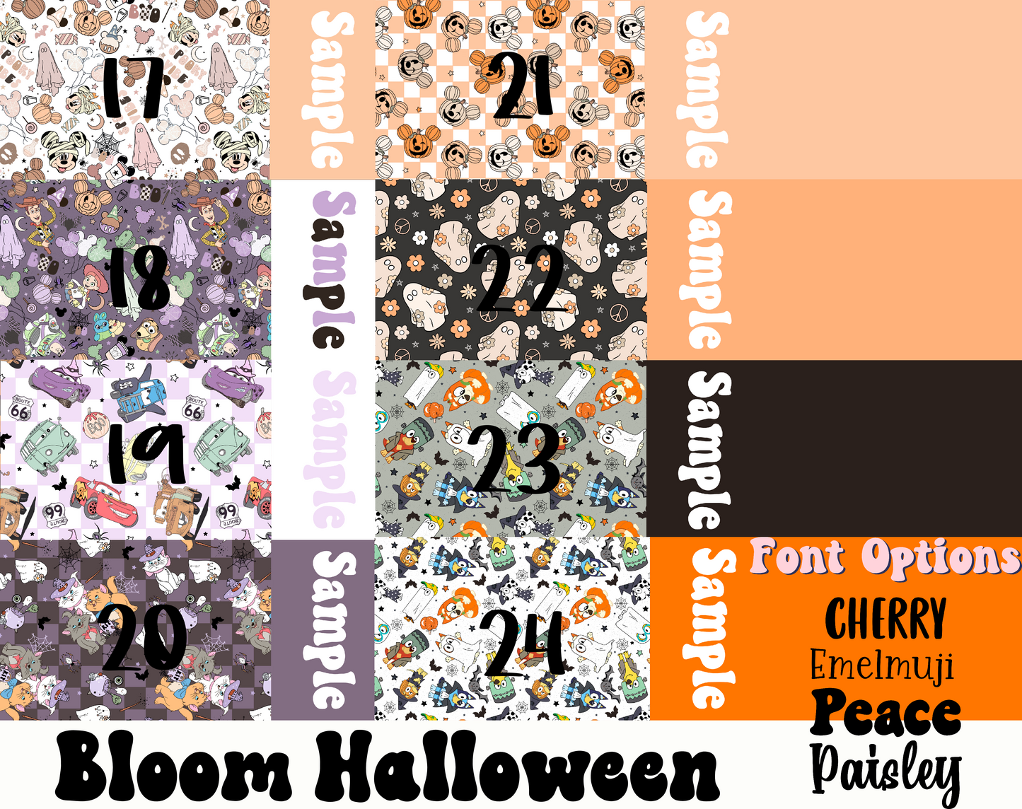 2 Tone Bloom Halloween