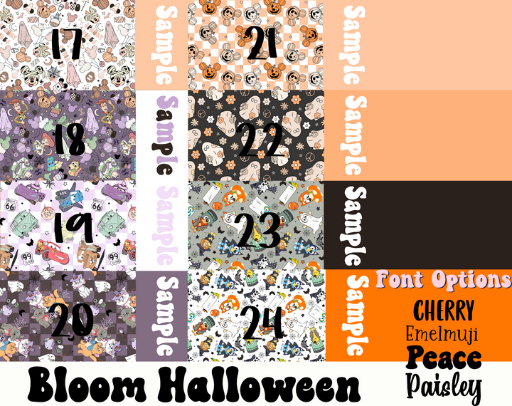 2 Tone Bloom Halloween