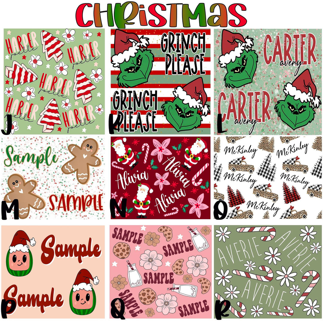 Christmas Name Files Set 1
