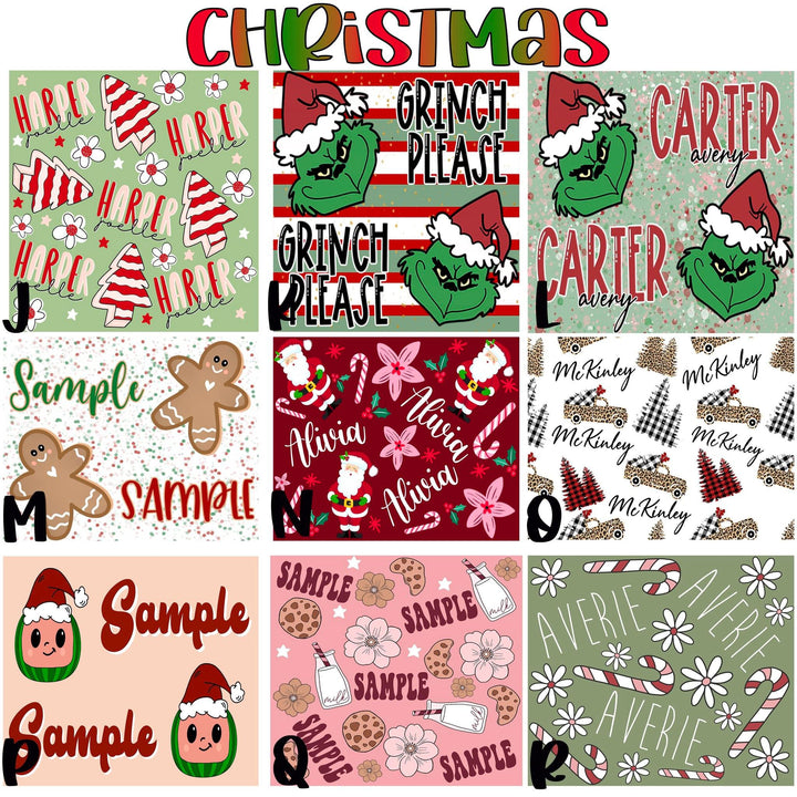 Christmas Name Files Set 1