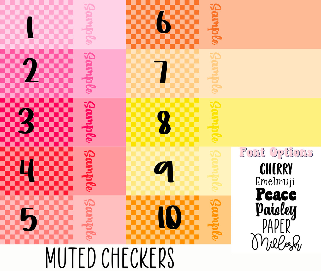 Muted Checkers