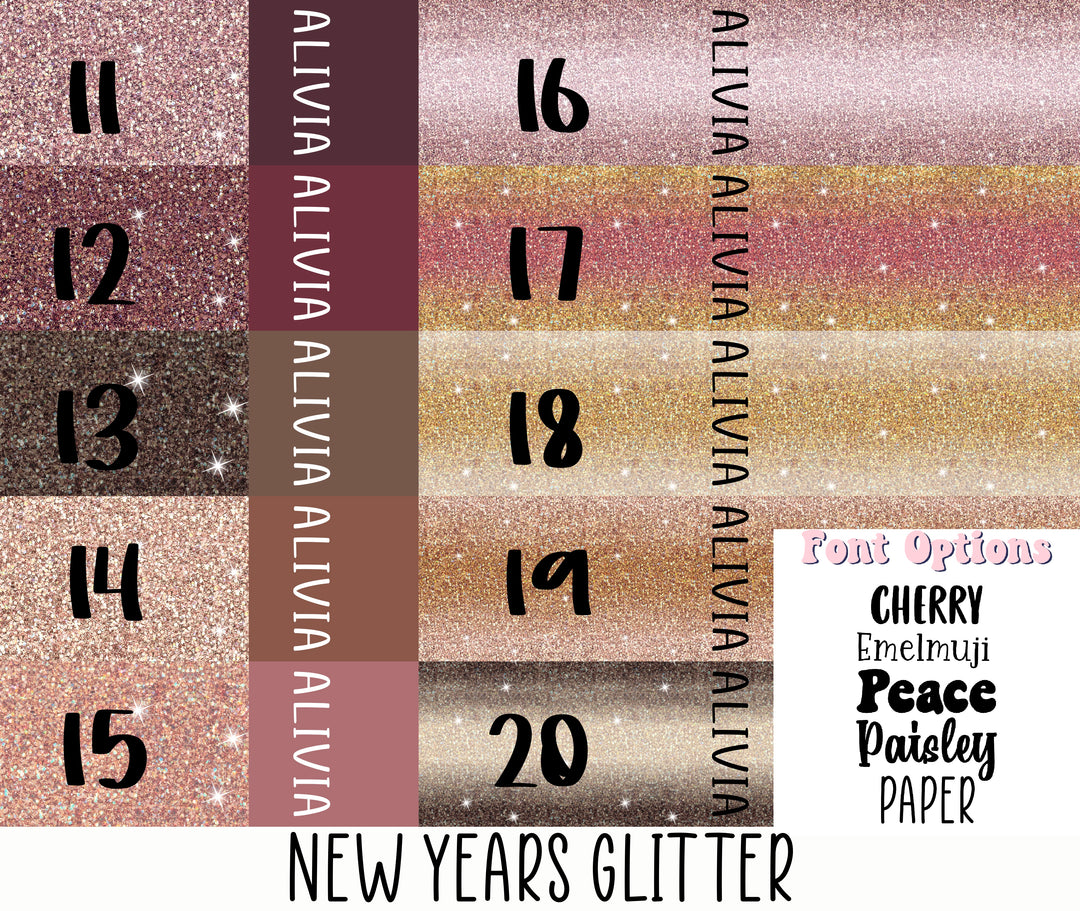 New Years Glitter