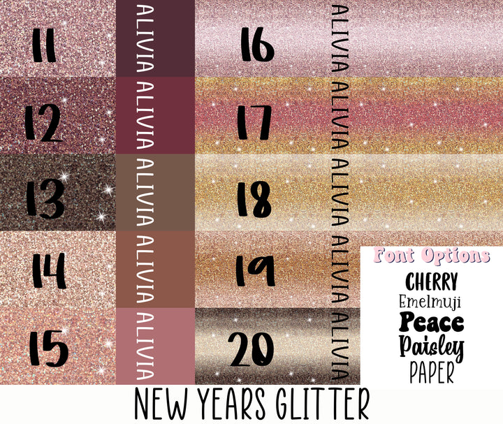 New Years Glitter