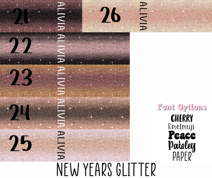 New Years Glitter