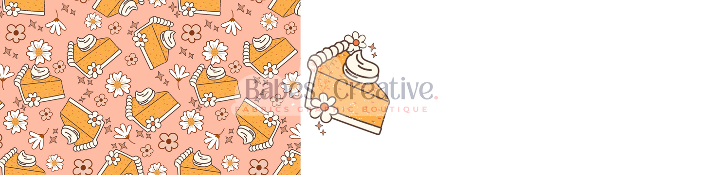 POD 2 Tone Floral Tan Pie