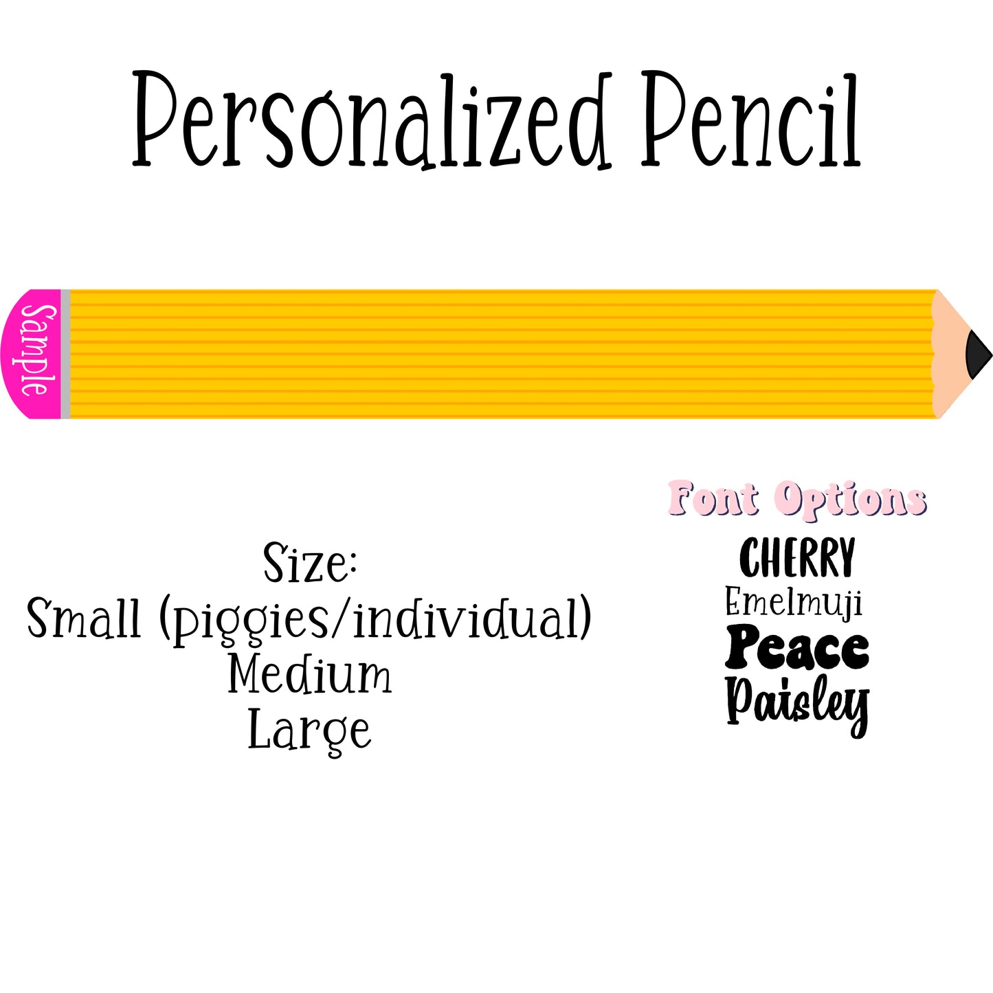 Personalized Pencil