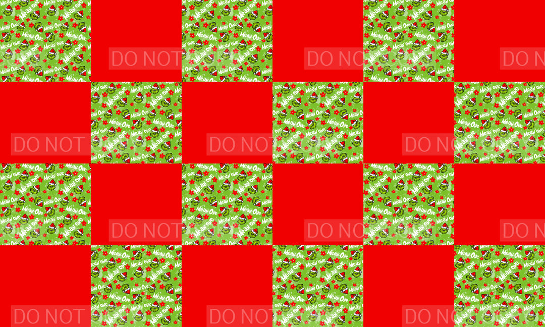 Red Solid Floral Mean One G Man Twisted Headband Panel