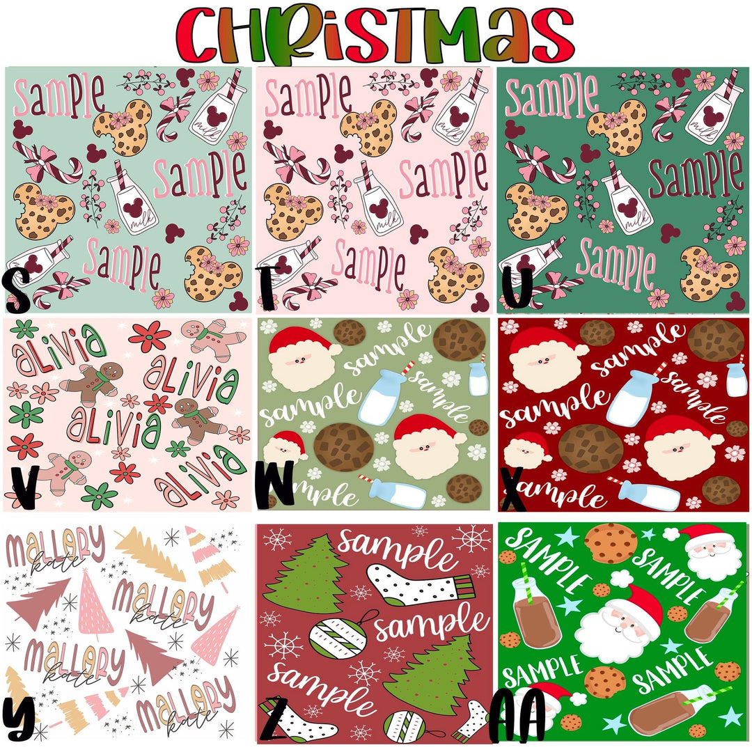 Christmas Name Files Set 1