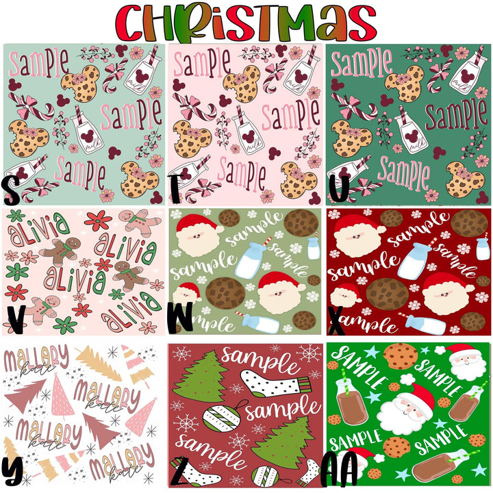 Christmas Name Files Set 1