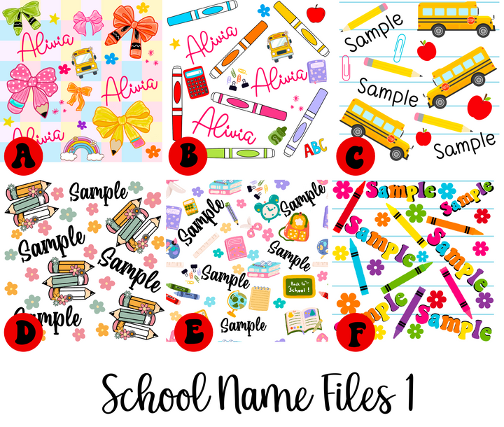 School Name Files (SCH02)