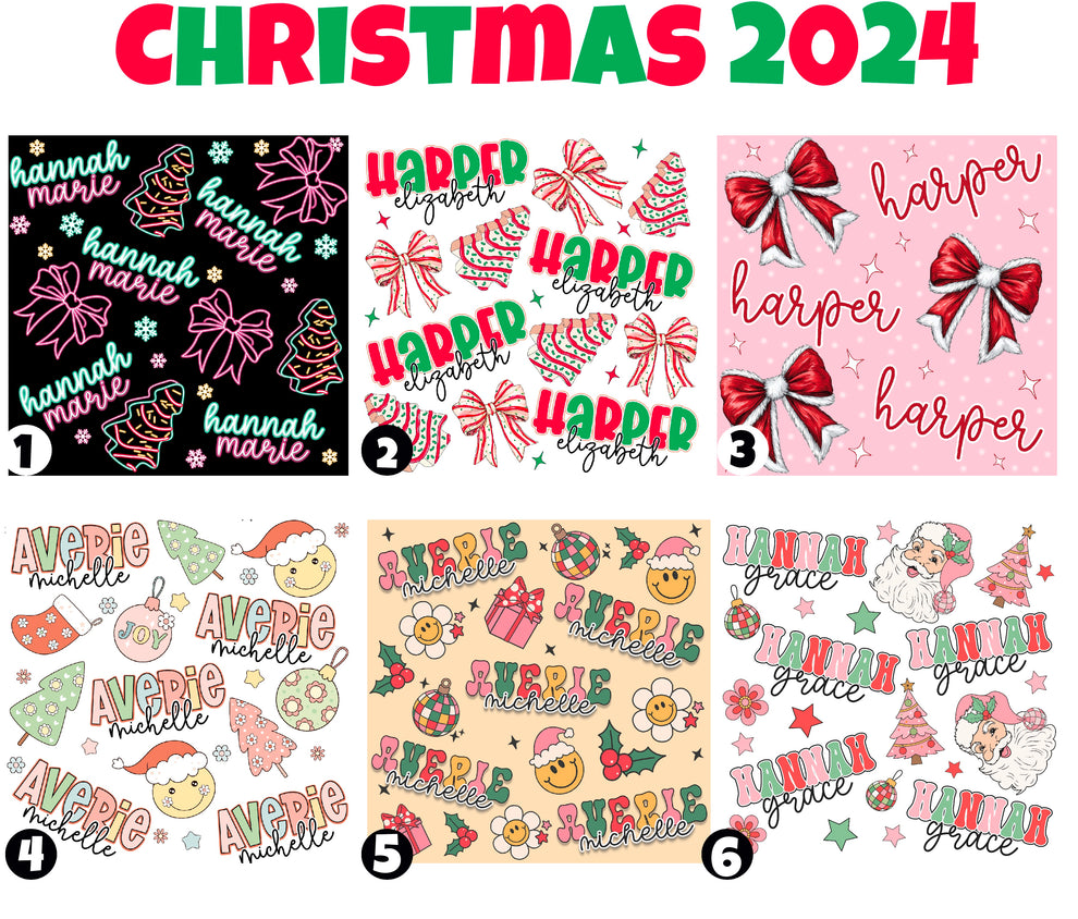 Christmas Name Files 2024 Creative Babes Fabrics