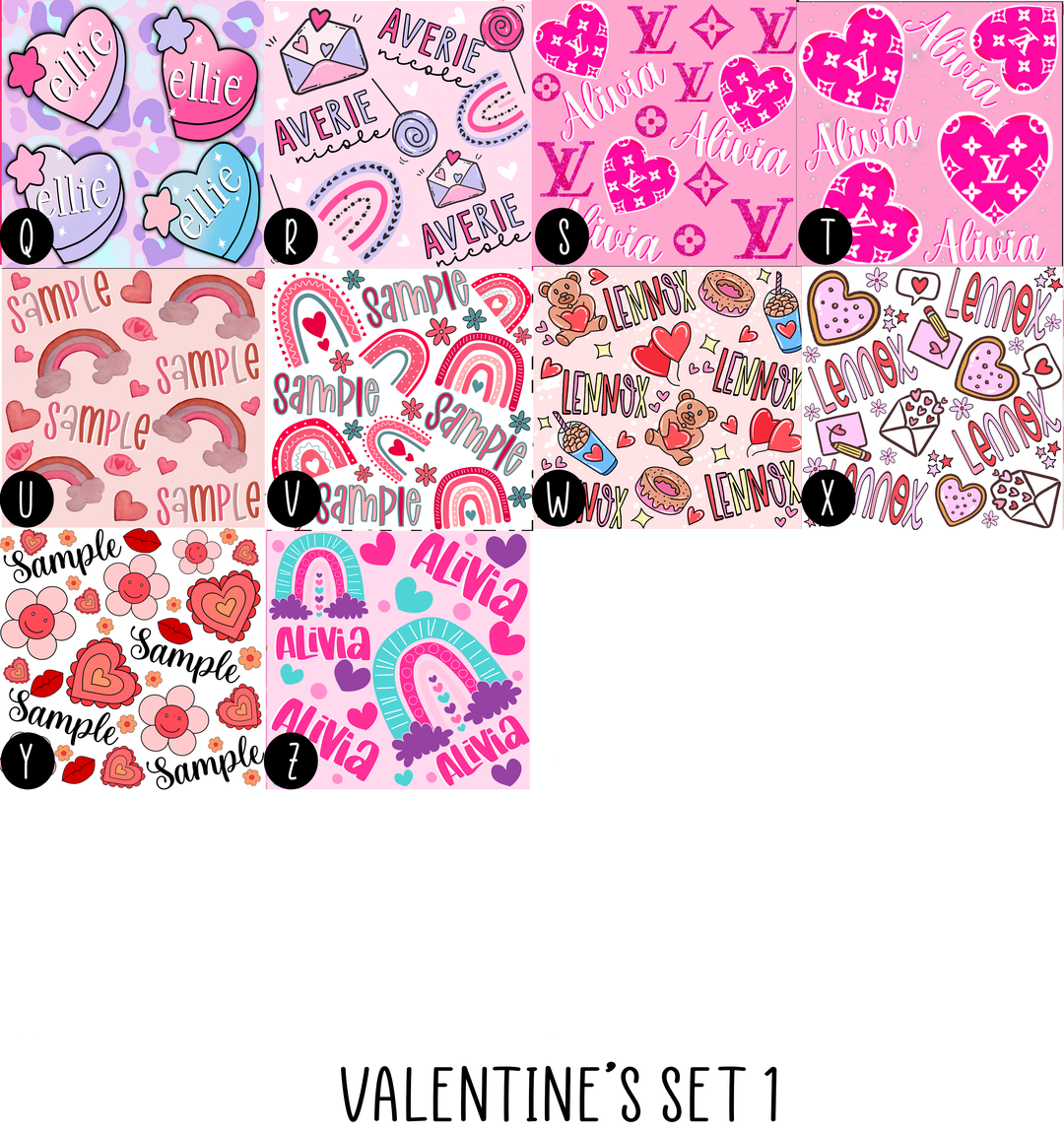 Valentine's Name Files Set 1